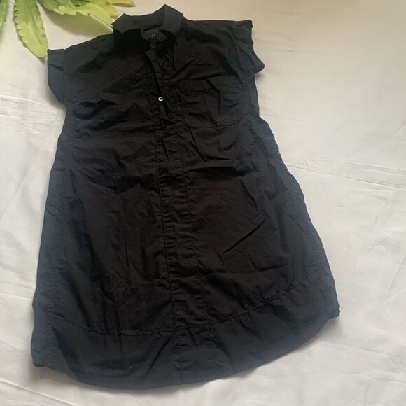 𝅺⭐️j Crew Black Cotton Shirt Dress⭐️ - Picture 5 of 8